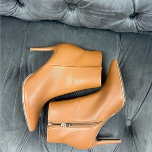 Marc Fisher Tan Ankle Booties